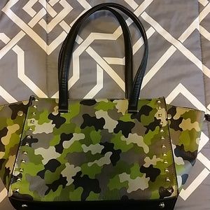 Army camo hand bag.